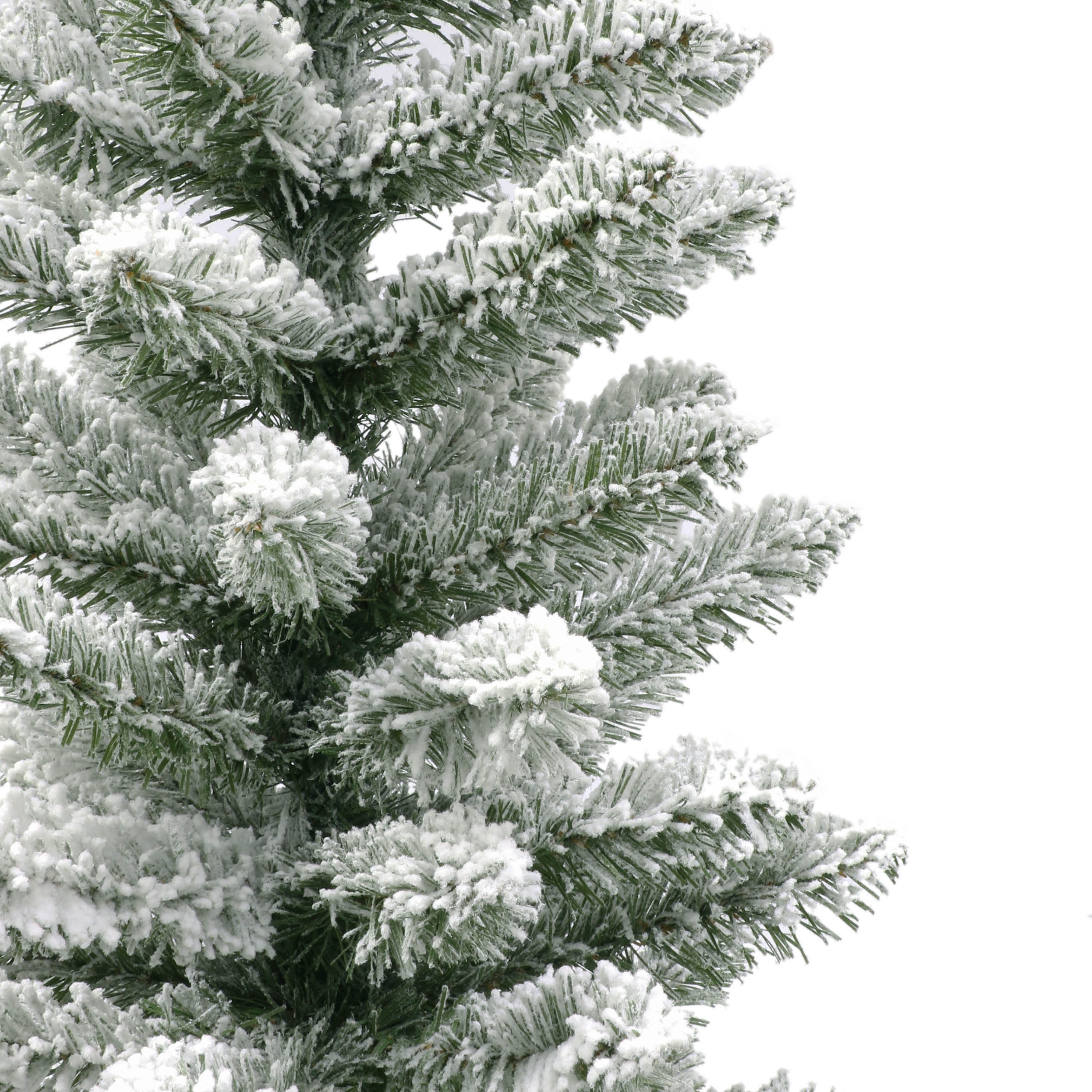 Potted Flocked Pencil Trees in 3ft, 4ft & 5ft sizes